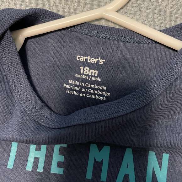 Carter’s 18 month “The Man of Your Dreams” romper NWT - Picture 3 of 4
